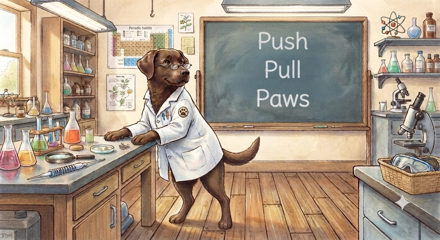 Push, Pull, Paws!